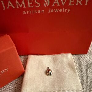 James Avery Ladybug Charm RETIRED Gold/Silver Two Toned